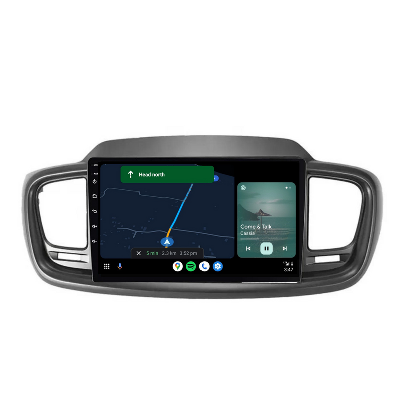 Load image into Gallery viewer, Kia Sorento (2015-2018) Plug &amp; Play Head Unit Upgrade Kit: Car Radio with Wireless &amp; Wired Apple CarPlay &amp; Android Auto
