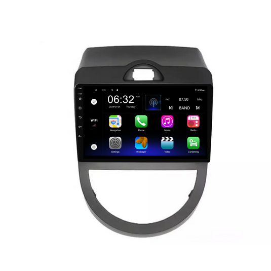 Kia Soul (2010-2013) Plug & Play Head Unit Upgrade Kit: Car Radio with Wireless & Wired Apple CarPlay & Android Auto