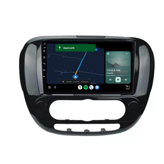 Kia Soul (2014-2018) Plug & Play Head Unit Upgrade Kit: Car Radio with Wireless & Wired Apple CarPlay & Android Auto