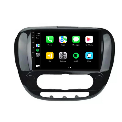 Kia Soul (2014-2018) Plug & Play Head Unit Upgrade Kit: Car Radio with Wireless & Wired Apple CarPlay & Android Auto