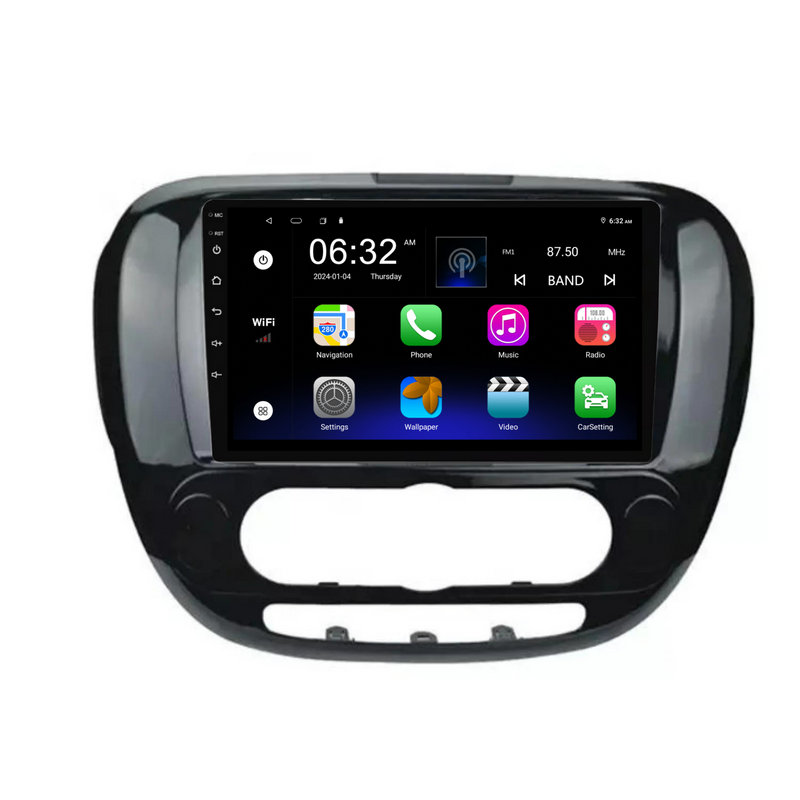 Load image into Gallery viewer, Kia Soul (2014-2018) Plug &amp; Play Head Unit Upgrade Kit: Car Radio with Wireless &amp; Wired Apple CarPlay &amp; Android Auto
