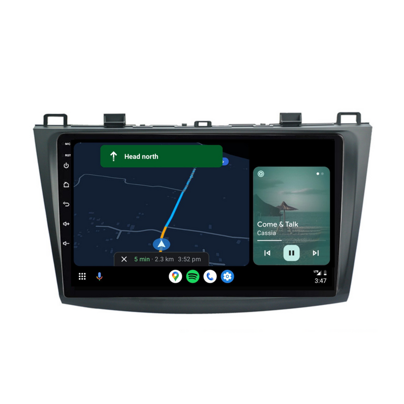 Load image into Gallery viewer, Mazda3 Advanced (2009-2013) Plug &amp; Play Head Unit Upgrade Kit: Car Radio with Wireless &amp; Wired Apple CarPlay &amp; Android Auto
