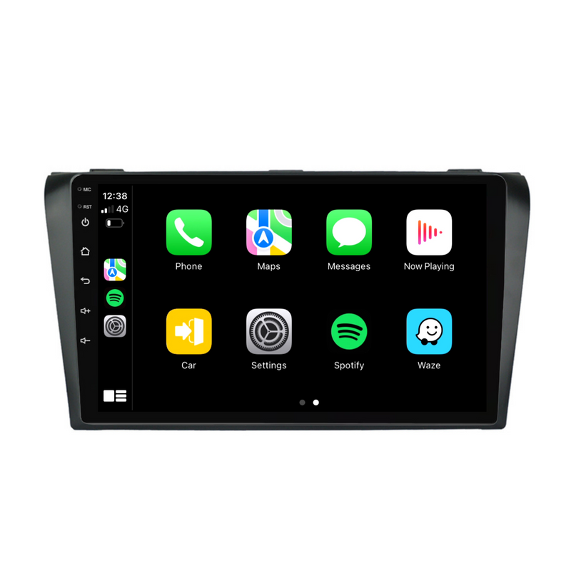 Load image into Gallery viewer, Mazda3 Simple (2004-2012) Plug &amp; Play Head Unit Upgrade Kit: Car Radio with Wireless &amp; Wired Apple CarPlay &amp; Android Auto
