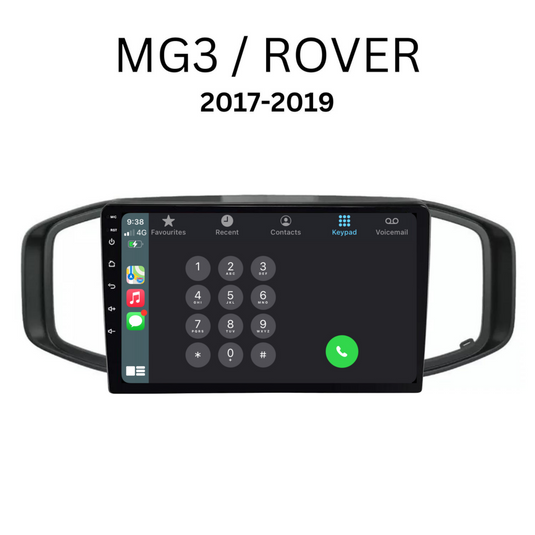 MG MG3/ROVER (2017-2020) Plug & Play Head Unit Upgrade Kit: Car Radio with Wireless & Wired Apple CarPlay & Android Auto