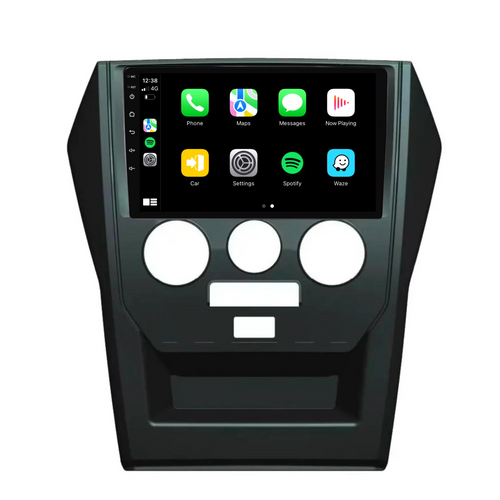 Mahindra Pik-Up / Scorpio (2015-2022) Manual AC Plug & Play Head Unit Upgrade Kit: Car Radio with Wireless & Wired Apple CarPlay & Android Auto