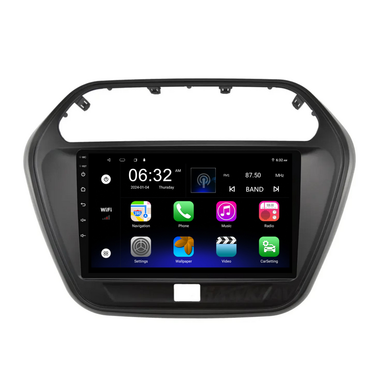 Load image into Gallery viewer, Mahindra TUV300 (2015-2020) Plug &amp; Play Head Unit Upgrade Kit: Car Radio with Wireless &amp; Wired Apple CarPlay &amp; Android Auto
