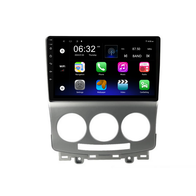 Load image into Gallery viewer, Mazda 5 (2006-2010) Plug &amp; Play Head Unit Upgrade Kit: Car Radio with Wireless &amp; Wired Apple CarPlay &amp; Android Auto
