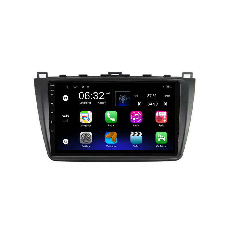 Load image into Gallery viewer, Mazda 6 (2009-2015) Plug &amp; Play Head Unit Upgrade Kit: Car Radio with Wireless &amp; Wired Apple CarPlay &amp; Android Auto
