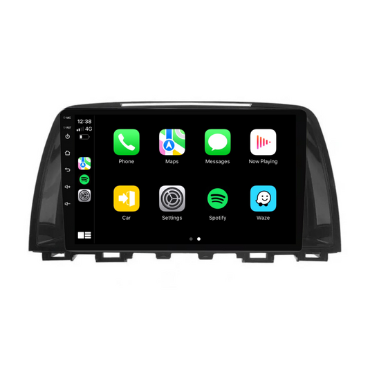 Mazda 6 (2014-2016) Plug & Play Head Unit Upgrade Kit: Car Radio with Wireless & Wired Apple CarPlay & Android Auto