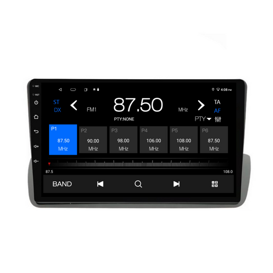 Mazda BT-50 Top Mount (2018-2019) Plug & Play Head Unit Upgrade Kit: Car Radio with Wireless & Wired Apple CarPlay & Android Auto