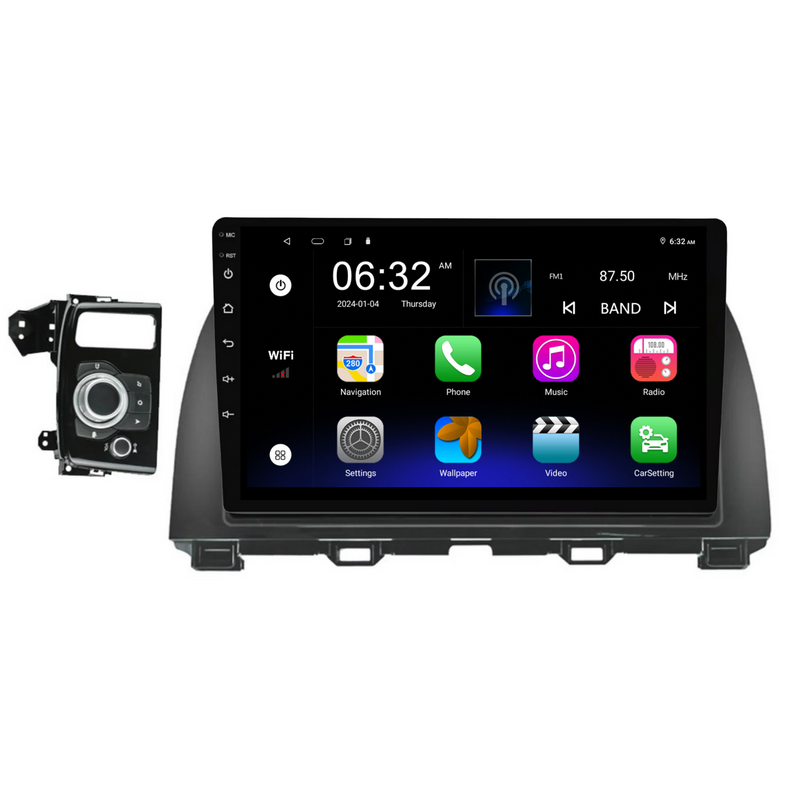 Load image into Gallery viewer, Mazda CX-5 (2015-2017) Plug &amp; Play Head Unit Upgrade Kit: Car Radio with Wireless &amp; Wired Apple CarPlay &amp; Android Auto
