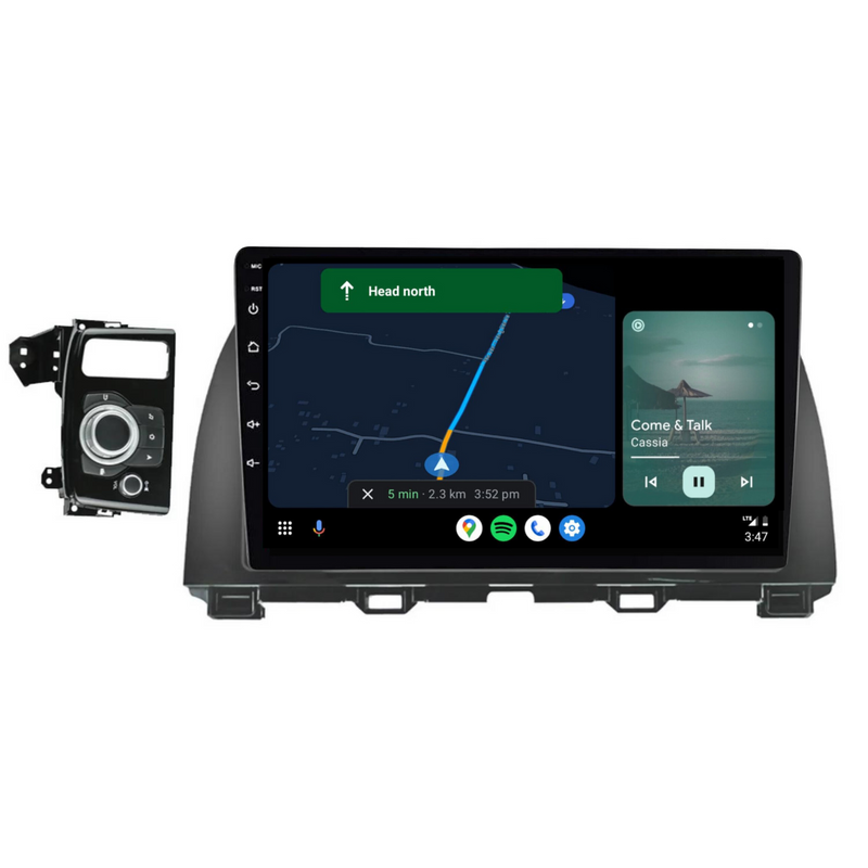 Load image into Gallery viewer, Mazda CX-5 (2015-2017) Plug &amp; Play Head Unit Upgrade Kit: Car Radio with Wireless &amp; Wired Apple CarPlay &amp; Android Auto
