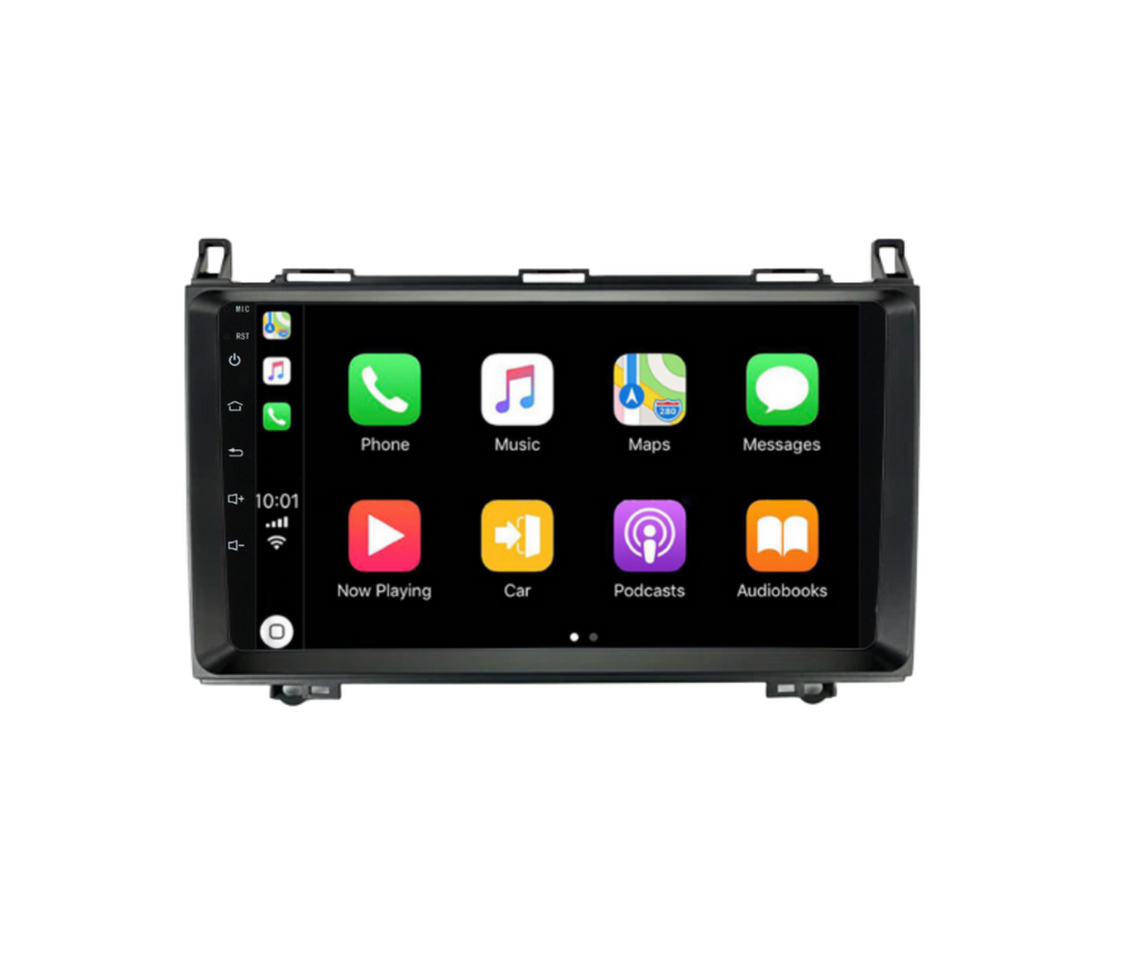 Mercedes Benz W169/W245 Viano Vito W639 Sprinter/B200/W906 Plug & Play Head Unit Upgrade Kit: Car Radio with Wireless & Wired Apple CarPlay & Android Auto