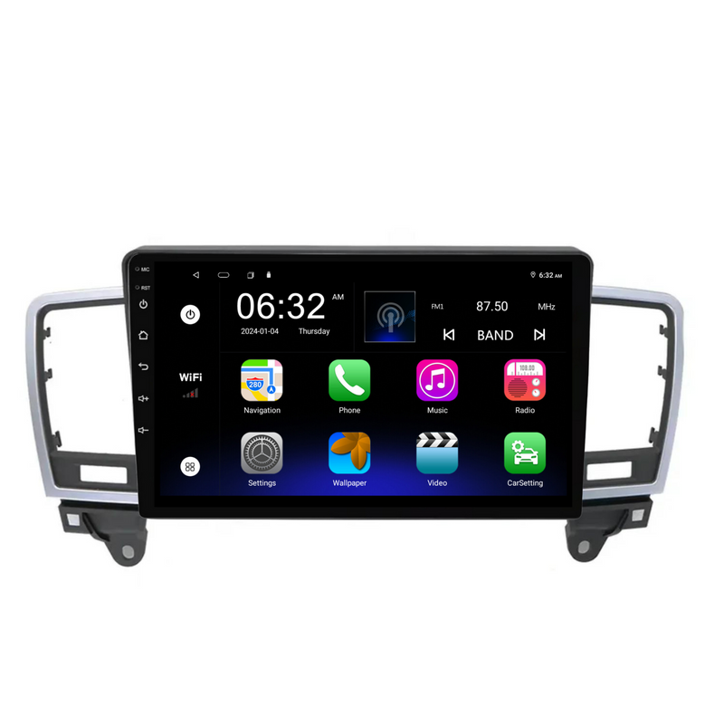 Load image into Gallery viewer, Mercedes Benz ML / W166 (2012-2015) Plug &amp; Play Head Unit Upgrade Kit: Car Radio with Wireless &amp; Wired Apple CarPlay &amp; Android Auto
