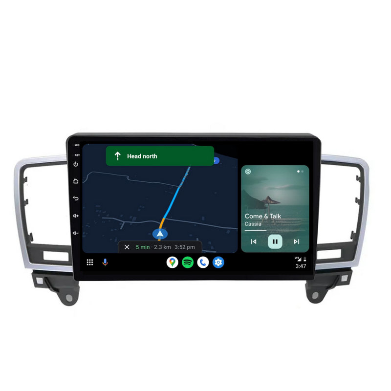 Load image into Gallery viewer, Mercedes Benz ML / W166 (2012-2015) Plug &amp; Play Head Unit Upgrade Kit: Car Radio with Wireless &amp; Wired Apple CarPlay &amp; Android Auto
