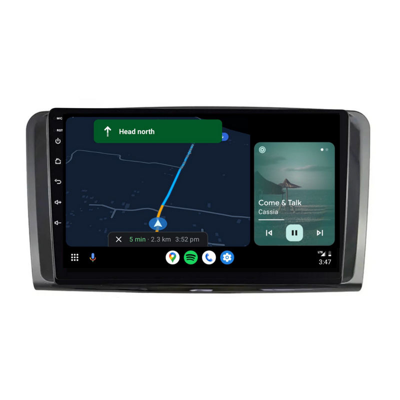 Load image into Gallery viewer, Mercedes Benz ML / W164 (2006-2010) Plug &amp; Play Head Unit Upgrade Kit: Car Radio with Wireless &amp; Wired Apple CarPlay &amp; Android Auto
