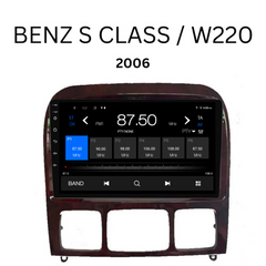 Mercedes Benz S-Class / W220 (2006) Plug & Play Head Unit Upgrade Kit: Car Radio with Wireless & Wired Apple CarPlay & Android Auto