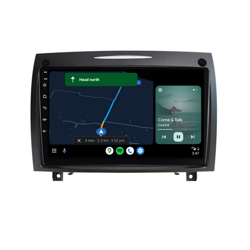 Load image into Gallery viewer, Mercedes Benz SLK (2006-2010) Plug &amp; Play Head Unit Upgrade Kit: Car Radio with Wireless &amp; Wired Apple CarPlay &amp; Android Auto
