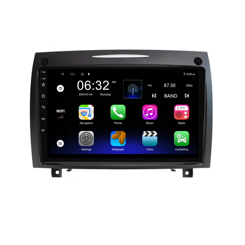 Load image into Gallery viewer, Mercedes Benz SLK (2006-2010) Plug &amp; Play Head Unit Upgrade Kit: Car Radio with Wireless &amp; Wired Apple CarPlay &amp; Android Auto
