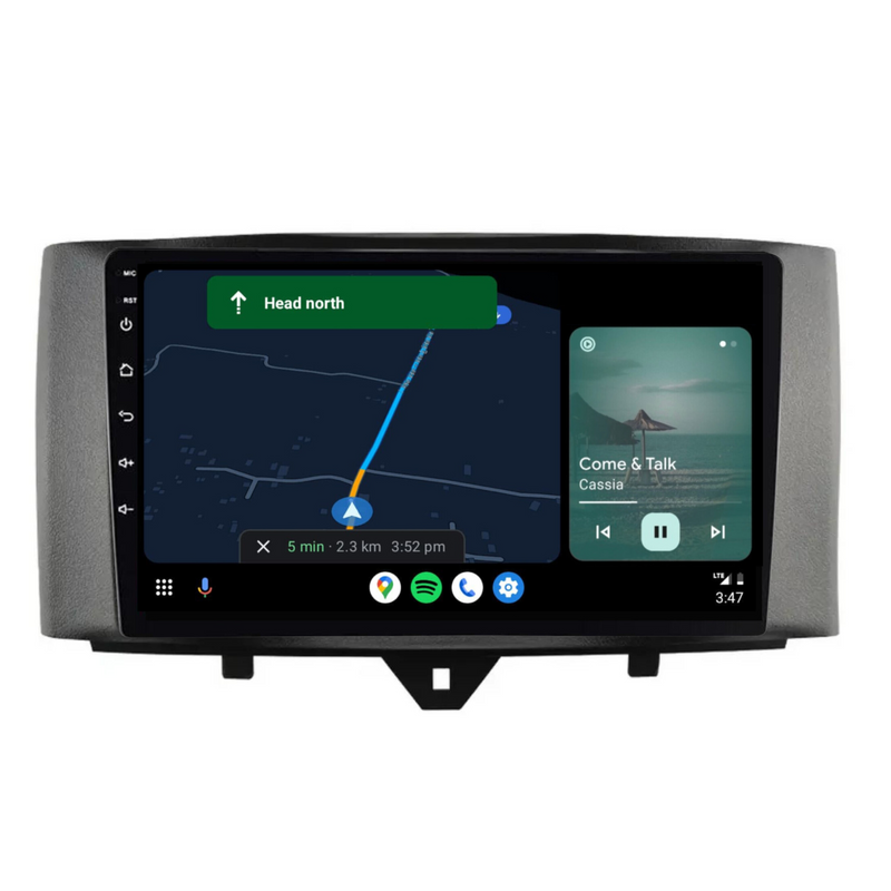 Load image into Gallery viewer, Mercedes Benz Smart (2011-2015) Plug &amp; Play Head Unit Upgrade Kit: Car Radio with Wireless &amp; Wired Apple CarPlay &amp; Android Auto
