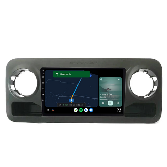 Mercedes Benz Sprinter (2018-2022) Plug & Play Head Unit Upgrade Kit: Car Radio with Wireless & Wired Apple CarPlay & Android Auto