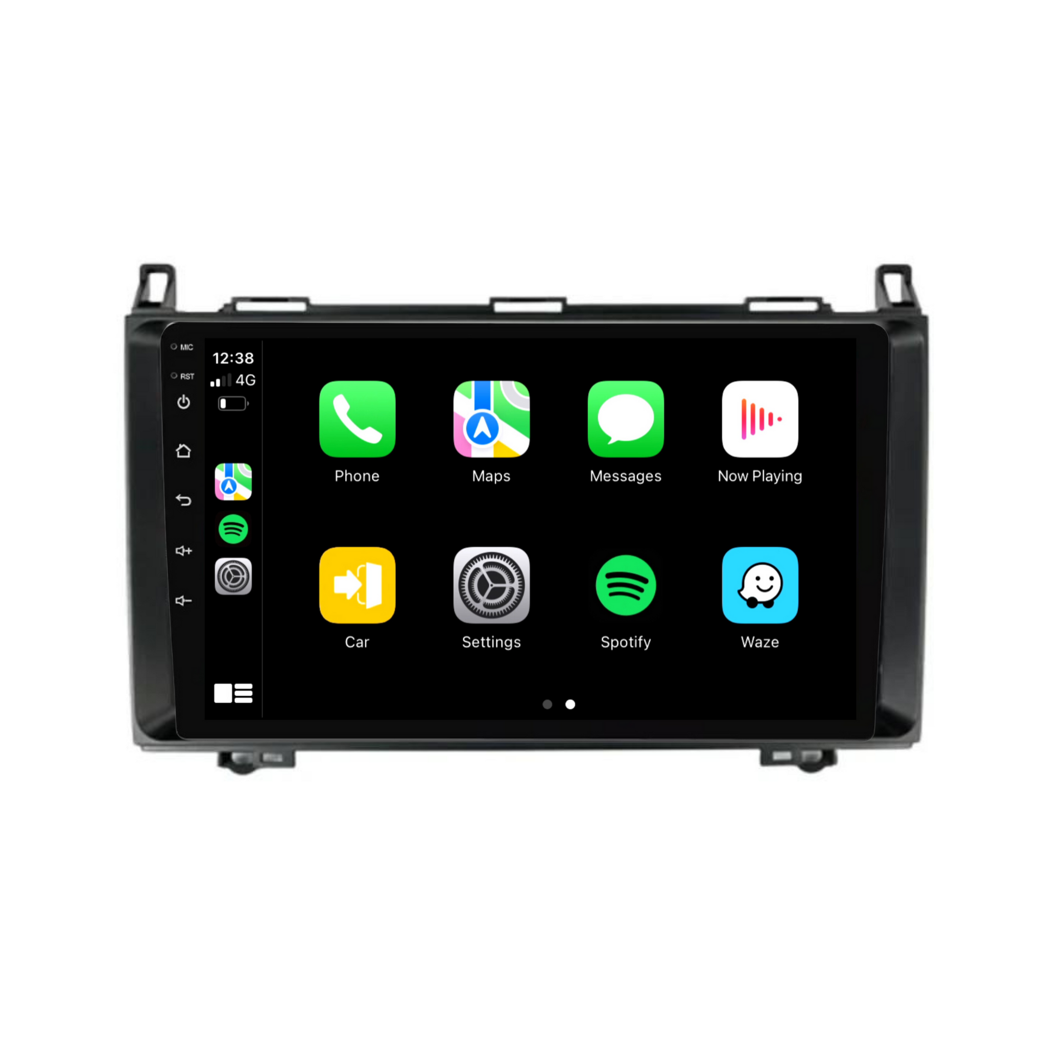 Mercedes Benz W169/W245 Viano Vito W639 Sprinter/B200/W906 Plug & Play Head Unit Upgrade Kit: Car Radio with Wireless & Wired Apple CarPlay & Android Auto