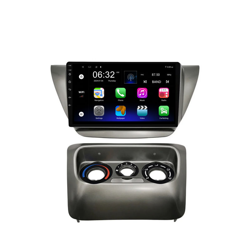 Load image into Gallery viewer, Mitsubishi Lancer (2005-2010) Plug &amp; Play Head Unit Upgrade Kit: Car Radio with Wireless &amp; Wired Apple CarPlay &amp; Android Auto
