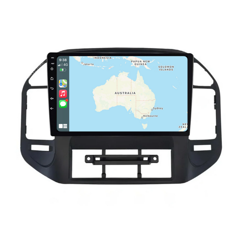 Load image into Gallery viewer, Mitsubishi Pajero V73 with cutout (2000-2006) Plug &amp; Play Head Unit Upgrade Kit: Car Radio with Wireless &amp; Wired Apple CarPlay &amp; Android Auto
