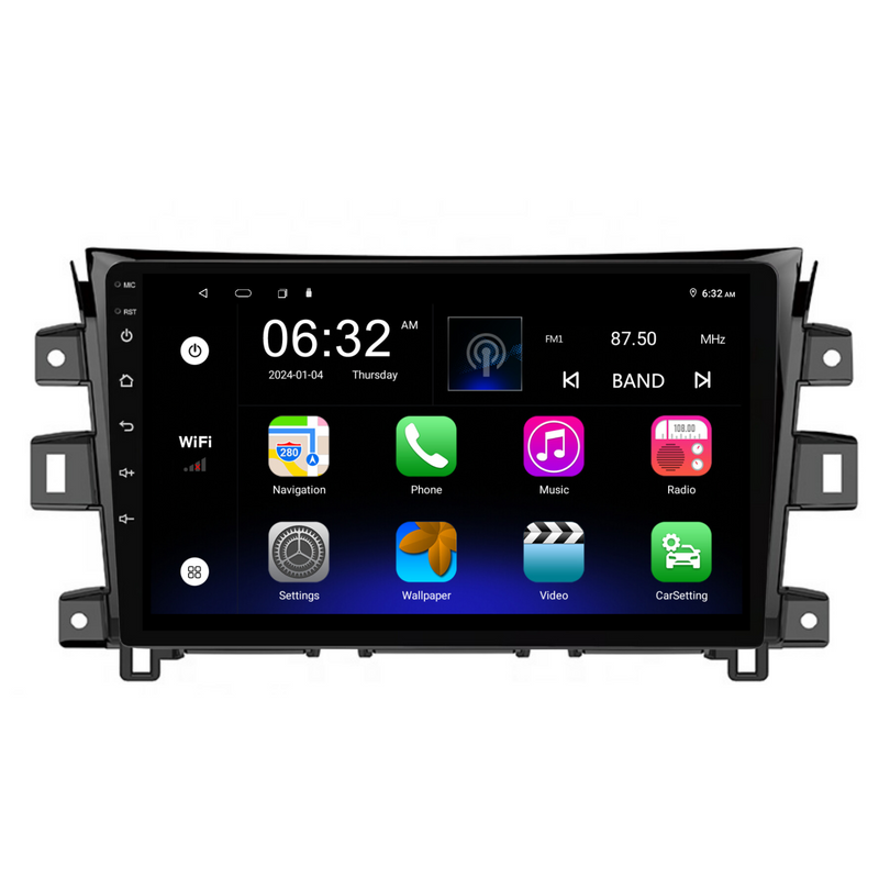 Load image into Gallery viewer, Nissan Navara STX / NP300 (2015-2022) Plug &amp; Play Head Unit Upgrade Kit: Car Radio with Wireless &amp; Wired Apple CarPlay &amp; Android Auto
