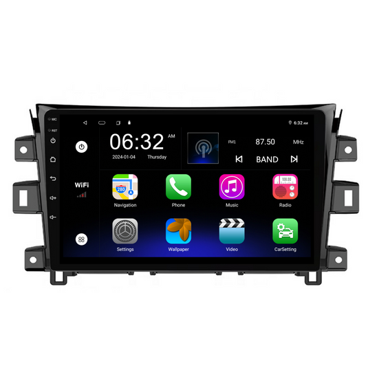 Nissan Navara STX / NP300 (2015-2022) Plug & Play Head Unit Upgrade Kit: Car Radio with Wireless & Wired Apple CarPlay & Android Auto