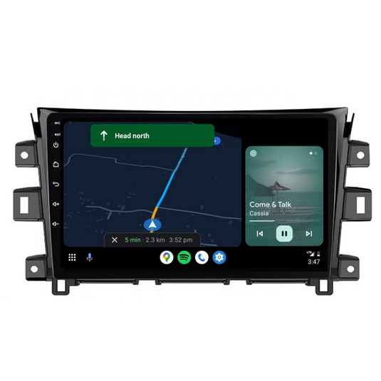 Nissan Navara STX / NP300 (2015-2022) Plug & Play Head Unit Upgrade Kit: Car Radio with Wireless & Wired Apple CarPlay & Android Auto