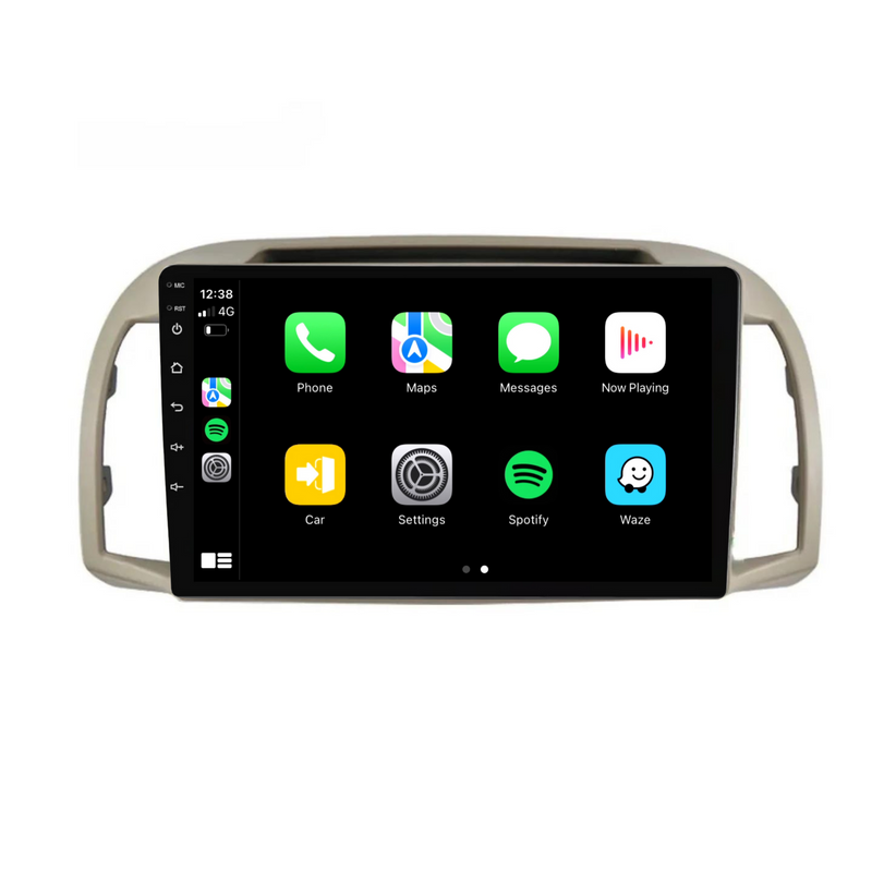 Load image into Gallery viewer, Nissan Micra (2002-2010) Plug &amp; Play Head Unit Upgrade Kit: Car Radio with Wireless &amp; Wired Apple CarPlay &amp; Android Auto
