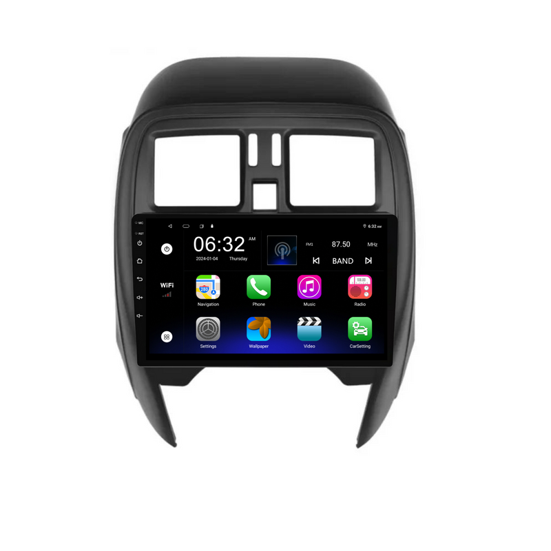 Load image into Gallery viewer, Nissan Micra (2010-2017) Plug &amp; Play Head Unit Upgrade Kit: Car Radio with Wireless &amp; Wired Apple CarPlay &amp; Android Auto
