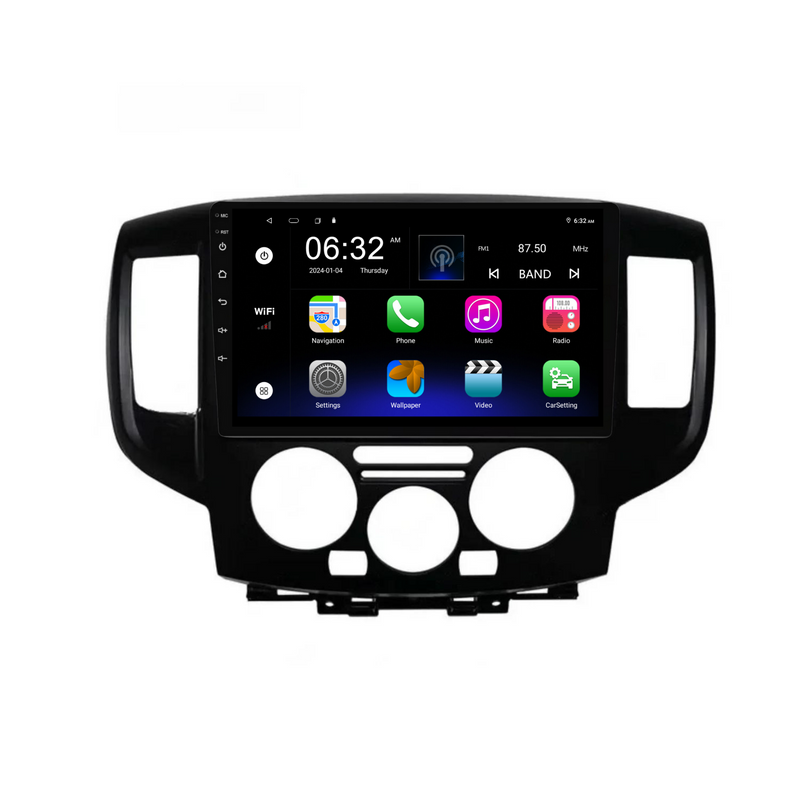 Load image into Gallery viewer, Nissan NV200 (2010-2018) Plug &amp; Play Head Unit Upgrade Kit: Car Radio with Wireless &amp; Wired Apple CarPlay &amp; Android Auto
