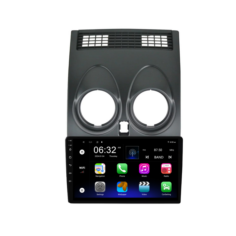 Load image into Gallery viewer, Nissan Qashqai / Dualis (2008-2014) Plug &amp; Play Head Unit Upgrade Kit: Car Radio with Wireless &amp; Wired Apple CarPlay &amp; Android Auto
