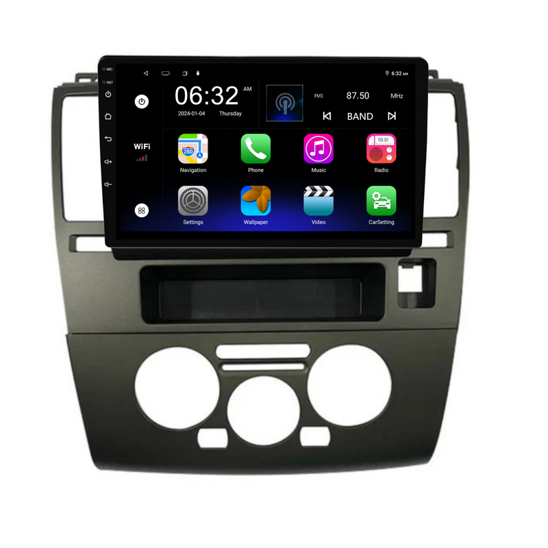 Load image into Gallery viewer, Nissan Tiida (2005-2010) Plug &amp; Play Head Unit Upgrade Kit: Car Radio with Wireless &amp; Wired Apple CarPlay &amp; Android Auto
