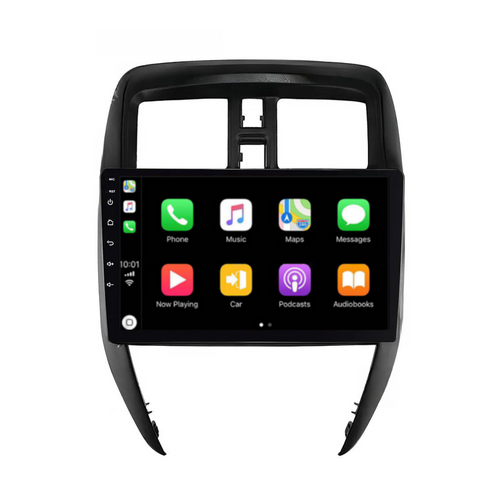 Nissan Versa (2015-2019) Plug & Play Head Unit Upgrade Kit: Car Radio with Wireless & Wired Apple CarPlay & Android Auto