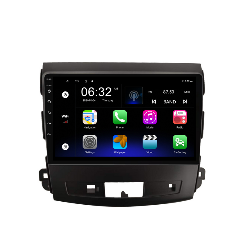 Load image into Gallery viewer, Mitsubishi Outlander (2008-2012) Plug &amp; Play Head Unit Upgrade Kit: Car Radio with Wireless &amp; Wired Apple CarPlay &amp; Android Auto
