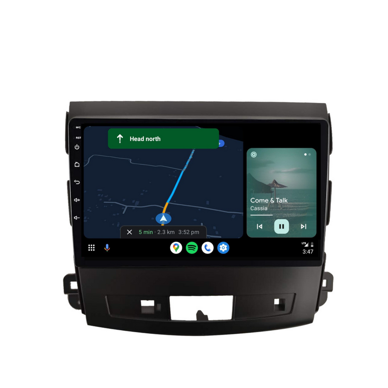 Load image into Gallery viewer, Mitsubishi Outlander (2008-2012) Plug &amp; Play Head Unit Upgrade Kit: Car Radio with Wireless &amp; Wired Apple CarPlay &amp; Android Auto
