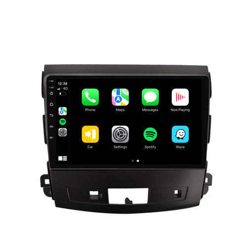 Mitsubishi Outlander (2008-2012) Plug & Play Head Unit Upgrade Kit: Car Radio with Wireless & Wired Apple CarPlay & Android Auto