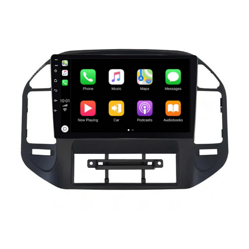 Load image into Gallery viewer, Mitsubishi Pajero V73 with cutout (2000-2006) Plug &amp; Play Head Unit Upgrade Kit: Car Radio with Wireless &amp; Wired Apple CarPlay &amp; Android Auto
