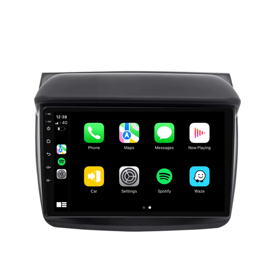 Mitsubishi Triton / L200 (2008-2015) Plug & Play Head Unit Upgrade Kit: Car Radio with Wireless & Wired Apple CarPlay & Android Auto