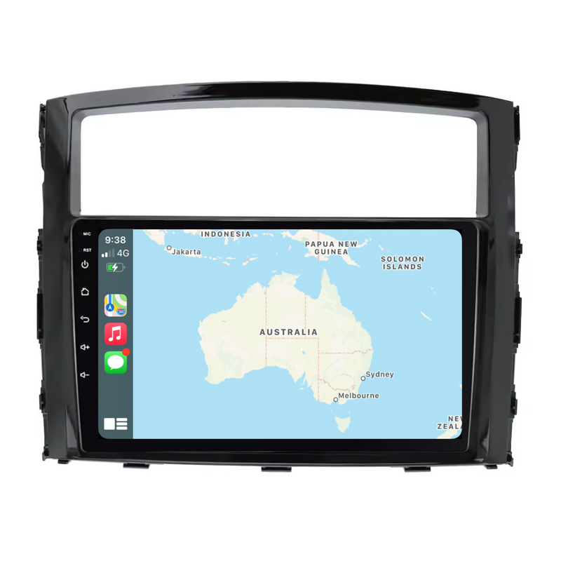 Load image into Gallery viewer, Mitsubishi Pajero GLOSS BLACK (2006-2016) Plug &amp; Play Head Unit Upgrade Kit: Car Radio with Wireless &amp; Wired Apple CarPlay &amp; Android Auto
