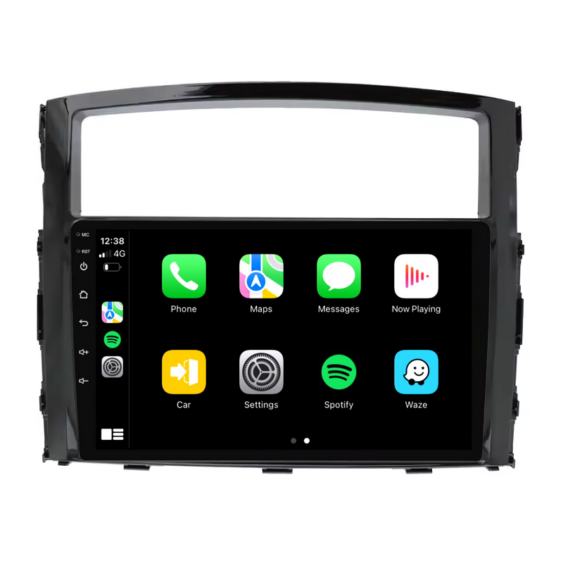 Load image into Gallery viewer, Mitsubishi Pajero GLOSS BLACK (2006-2016) Plug &amp; Play Head Unit Upgrade Kit: Car Radio with Wireless &amp; Wired Apple CarPlay &amp; Android Auto
