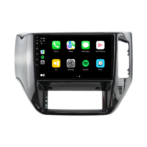 Nissan Patrol GLOSS BLACK (2004-2015) Plug & Play Head Unit Upgrade Kit: Car Radio with Wireless & Wired Apple CarPlay & Android Auto