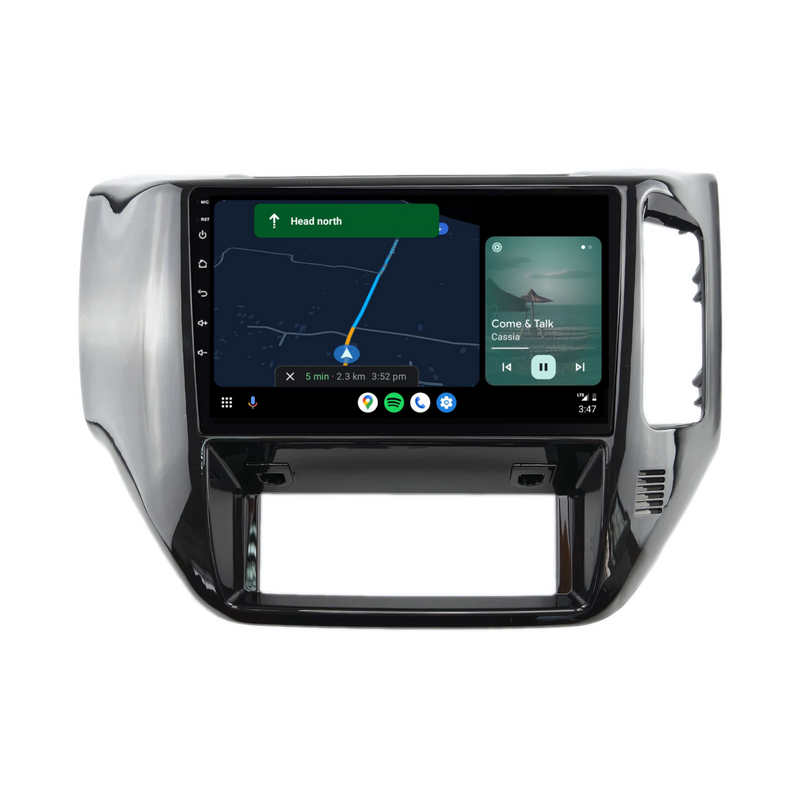 Load image into Gallery viewer, Nissan Patrol GLOSS BLACK (2004-2015) Plug &amp; Play Head Unit Upgrade Kit: Car Radio with Wireless &amp; Wired Apple CarPlay &amp; Android Auto
