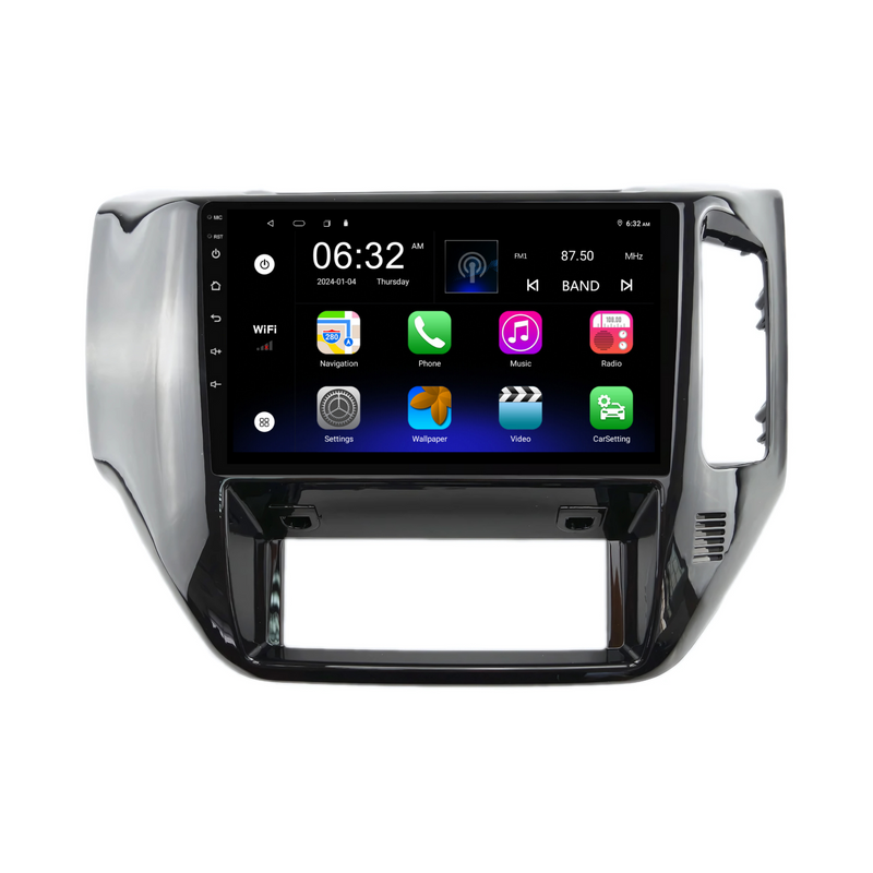 Load image into Gallery viewer, Nissan Patrol GLOSS BLACK (2004-2015) Plug &amp; Play Head Unit Upgrade Kit: Car Radio with Wireless &amp; Wired Apple CarPlay &amp; Android Auto
