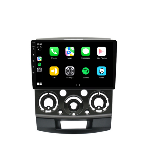 Mazda BT-50 (2006-2010) Plug & Play Head Unit Upgrade Kit: Car Radio with Wireless & Wired Apple CarPlay & Android Auto