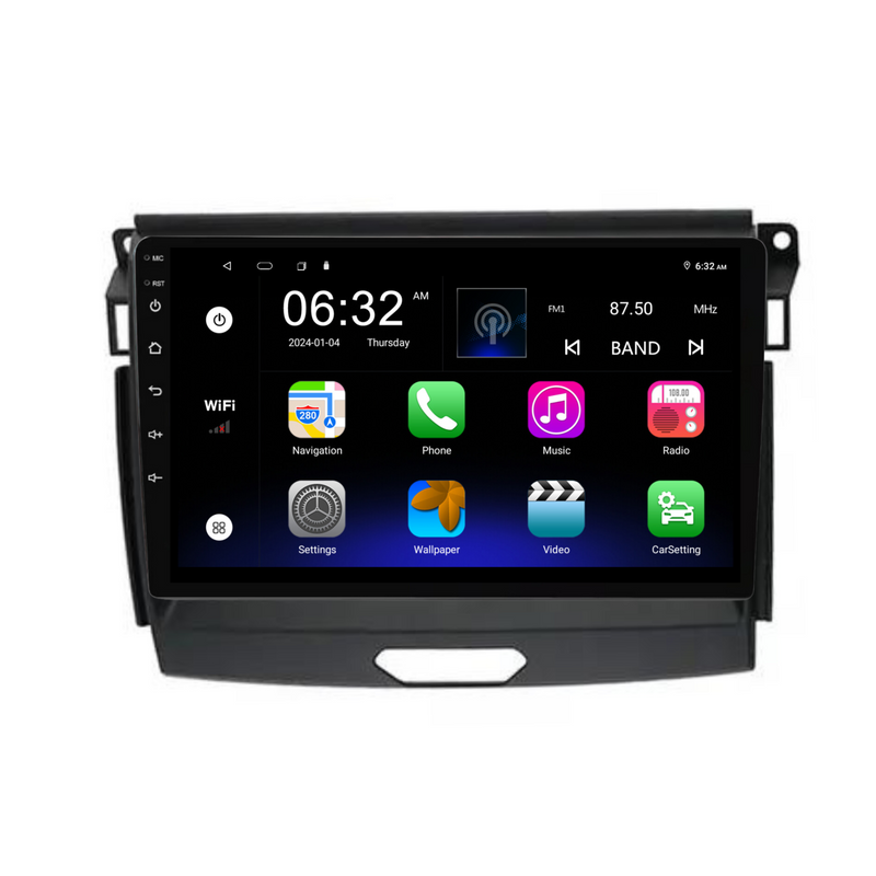 Load image into Gallery viewer, Ford Ranger PX2 / Everest (2015-2019) Plug &amp; Play Head Unit Upgrade Kit: Car Radio with Wireless &amp; Wired Apple CarPlay &amp; Android Auto
