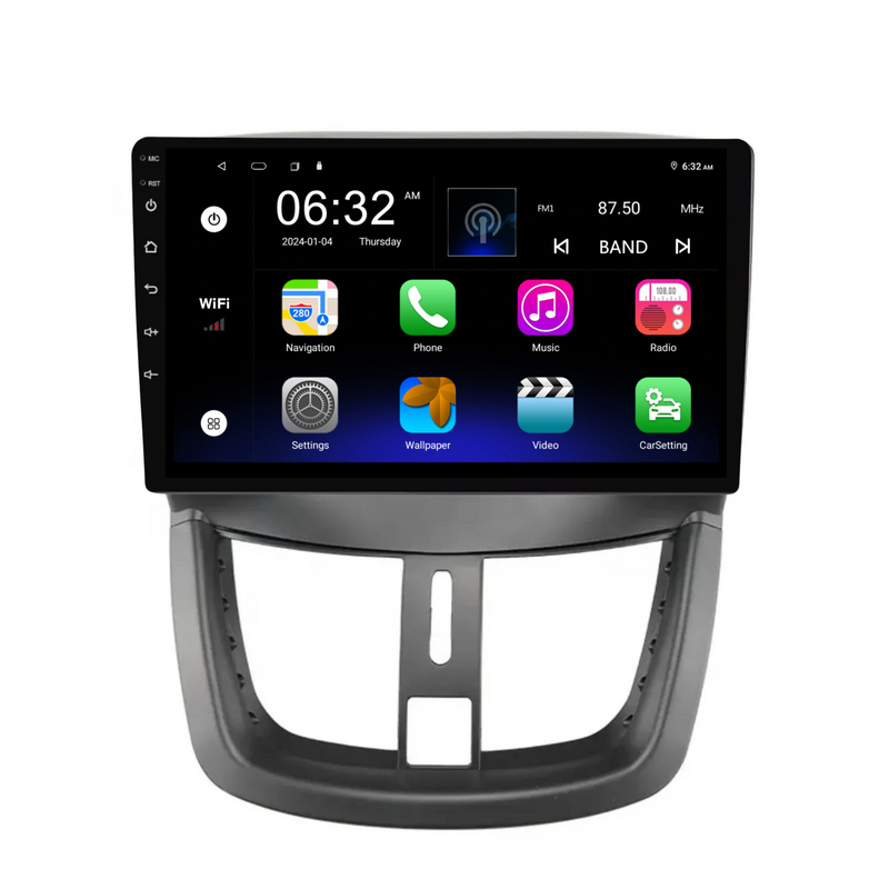 Load image into Gallery viewer, Peugeot 207 (2006-2015) Plug &amp; Play Head Unit Upgrade Kit: Car Radio with Wireless &amp; Wired Apple CarPlay &amp; Android Auto
